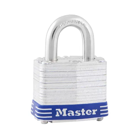 Master Lock 3D Wide Laminated Steel Pin Tumbler Padlock 1-9/16 in.
