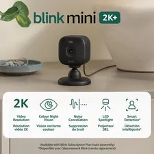 Mini 2K+ (Newest Model) – Plug-In Home & Pet Security Camera with 2K Video Resol