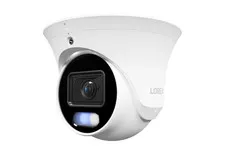 Lorex Connect U3 2K+ PoE Turret Camera with Red & Blue Deterrence Lights