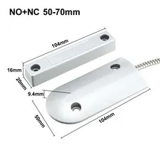 OC-60 NC+NO Alarm Security Rolling Gate Garage Contact Magnetic Reed Switch