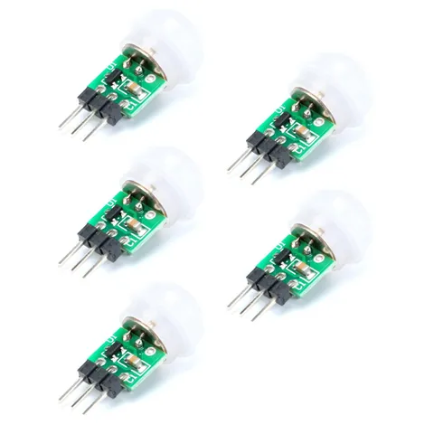 EC Buying 5Pcs HC-SR501 PIR Motion Sensor Module, Passive Infrared Human Dete...