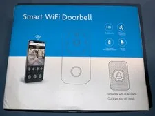 Smart WiFi 7 Inch Doorbell Wireless Video Camera Floureon 2 Way + Night Vision