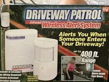 Driveway Patrol Infrared Wireless Alert System As Seen On TV , Brand New