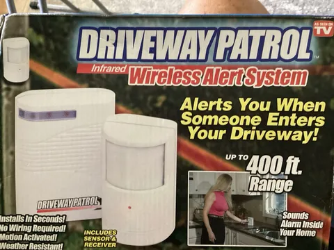 Driveway Patrol Infrared Wireless Alert System As Seen On TV , Brand New