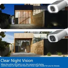 Overscam 5MP Solar Battery WiFi Camera Outdoor PIR Color Night Vision