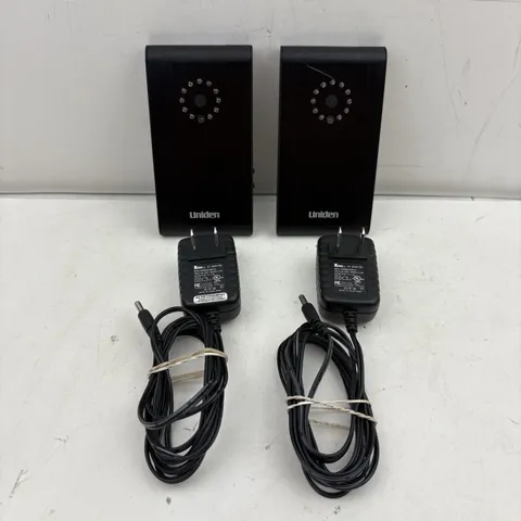 Set Of 2 Uniden UDWC23 Wireless Security Cameras With Power Cords