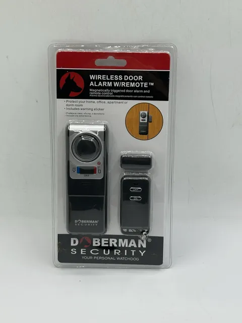 NOS Doberman Security Wireless Door Alarm with Remote P/N SE-0119