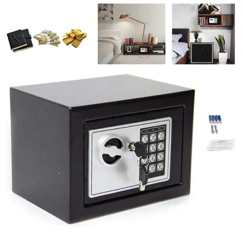 Digital Electronic Safe Box Keypad Lock Security Home Office Cash Jewelry Gun