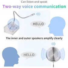 Window Counter Intercom Speaker - Communication Solution
