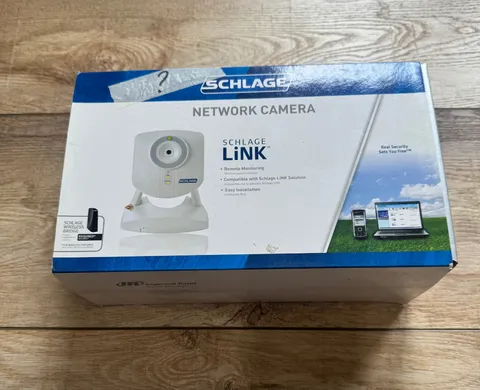 Schlage LiNK WCE100 Wired Network IP Camera Smart Home Open Box