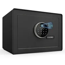 Goldenkey Luxury Home Safe with Fingerprint&Keypad Lock for Documents, Soft V...