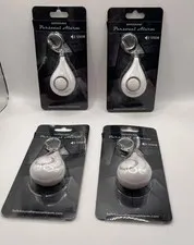 125DB Personal Alarm Safesound Alarms Loud Siren Keychains Small NEW Lot Of 4