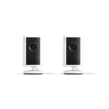 NEW Ring Indoor Cam Plus Newest Model 2K Retinal Camera x2 Cameras 2 Pack White