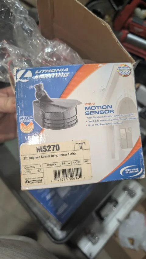 X2 Motion Light Sensors Open Box Used But Good.