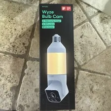 WYZE Bulb Cam Security Camera 2K HD Outdoor Light Bulb Camera Color Night Vision