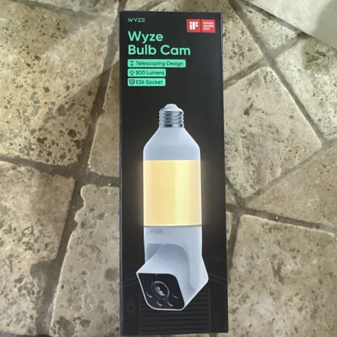 WYZE Bulb Cam Security Camera 2K HD Outdoor Light Bulb Camera Color Night Vision