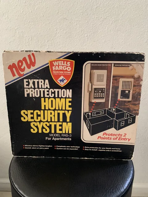 Wells Fargo Vintage Home security system Model RAS-3 **READ DESCRIPTION**