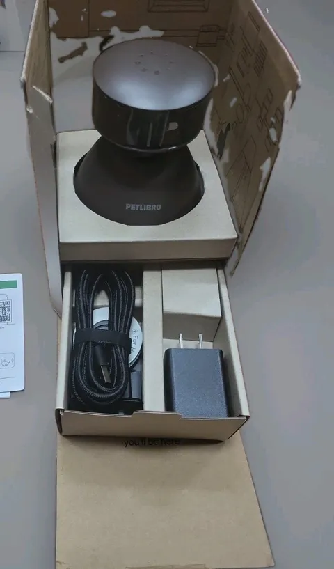 Petlibro Scout Smart Pet Camera 1080p 360° AI Multi-Pet Tracking Coffee Brown