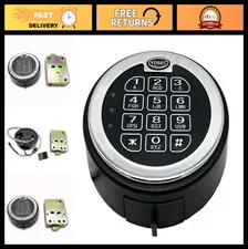 Digital Keypad Time Delay Lock for Safe Box - 5 User Codes, 0-59 Min Delay, Dual