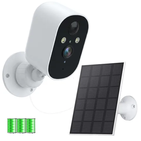 WiFi Solar Security Camera Outdoor Wireless Solar Solar Battery Powered Audio