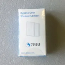 2GIG Wireless Z-Wave Door/Window Contact Sensor White 2GIG-DW40-345