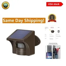 Smart 2.4G Wi-Fi Solar Driveway Alarm - Instant Push Notifications, Weatherproof