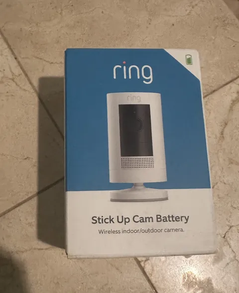 BRAND NEW IN BOX Ring Stick Up Cam Battery HD Security Camera