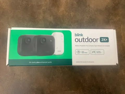 Blink Outdoor 2K+ Wireless Security Camera 2K 2-Pack w/Sync B0F95MMMJF NEW**