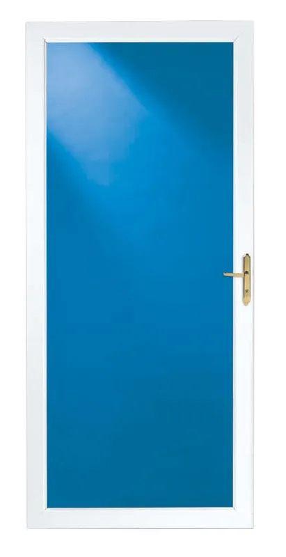 Larson 81 In. H X 36 In. W Aluminum White Full-View Reversible Storm Door