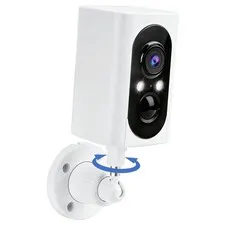 Security Cameras Wireless Outdoor 355° Pan Rotating 2K Color Night Vision Cam...