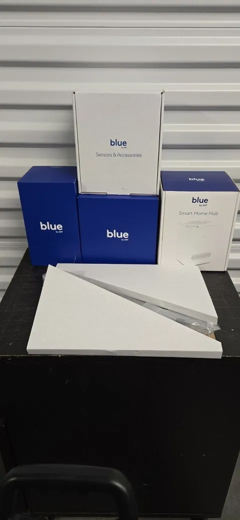 BUNDLE ADT BLUE Smart Home Hub (S40LR1-01), Motion Sensors, Extender + Chime Etc