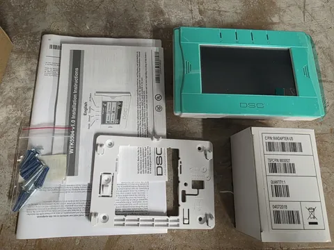 DSC 2-Way Wireless TouchScreen Arming Station P/N WTK5504 Used