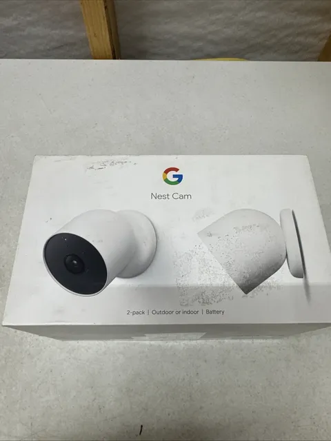 Google Nest Cameras Indoor Outdoor Wireless 1080p Night Vision, 2 Pack