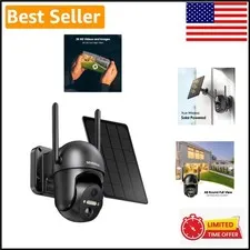 All-Weather 2K Wireless Outdoor Surveillance Camera with Smartphone Control
