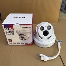 NEW VIKYLIN 7/24 Recording Full Color Microphone 5MP POE Ethernet Camera Outdoor