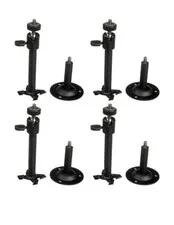 Ganz CMB-1B Camera Mount Bracket | Lot 4 | 6" Adjustable, Black | NEW WARRANTY |