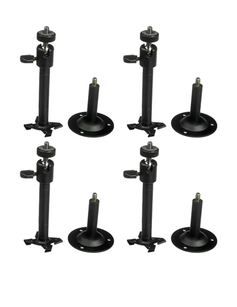Ganz CMB-1B Camera Mount Bracket | Lot 4 | 6" Adjustable, Black | NEW WARRANTY |