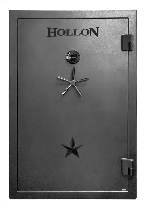Hollon RG‑39C Republic Gun Safe 39 Gun Dial Lock 120 Min Fire Charcoal 925 lb