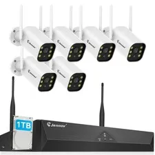 5MP Wireless Home Security Camera Color Night Vision WiFi Surveillance Camera