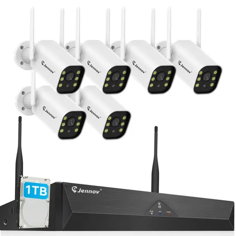 5MP Wireless Home Security Camera Color Night Vision WiFi Surveillance Camera