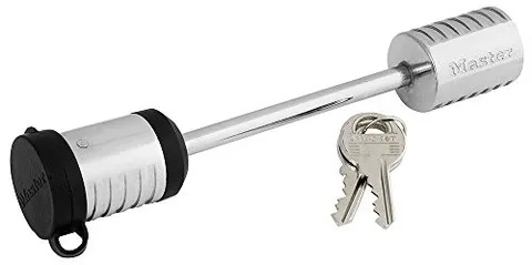  1471DAT Trailer Coupler Latch Lock, 3-4/10" Long Shackle x 9/32" Coupler Lock