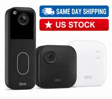 Blink Video Doorbell + Outdoor 4 Camera + Sync Module 2 Security Bundle