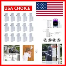 Battery-Powered 90DB Window and Door Alarms - 15 Pack for Serious Home Security