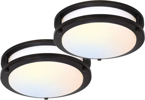 hykolity 10 inch Flush Mount LED Ceiling Light 10-inch, Oil-Rubbed Bronze
