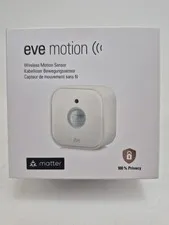 Eve Motion (matter) - Smart Motion Sensor With Light Sensor, Ipx3 Water Apple