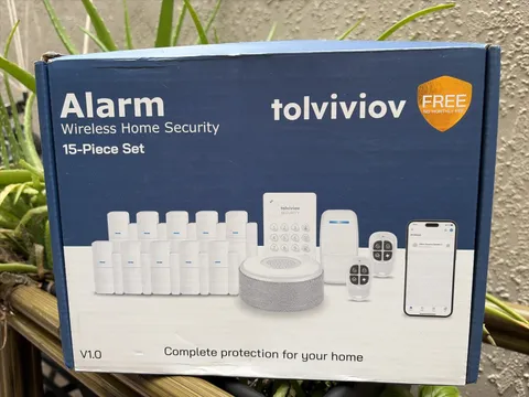 NEW! Tolviviov DP-W2 Wireless Alarm System 15-Piece Set Home Security Kit NIB