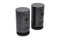 2 Ring Stick Up Cam Black Outdoor Wireless Security Camera 5UM7E5 - No Batteries