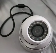 FLIR 720p MPX Fixed Eyeball Dome Security Camera White 1.0MP Open Box-Untested
