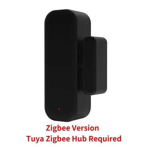 WiFi Zigbee Door Window Sensor-Smart Life App Contact Monitor Alexa Yandex Black