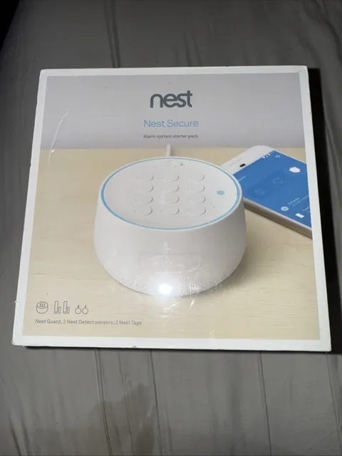 Google Nest Secure Alarm System Starter Pack NEW SEALED With Detect Sensors Tags